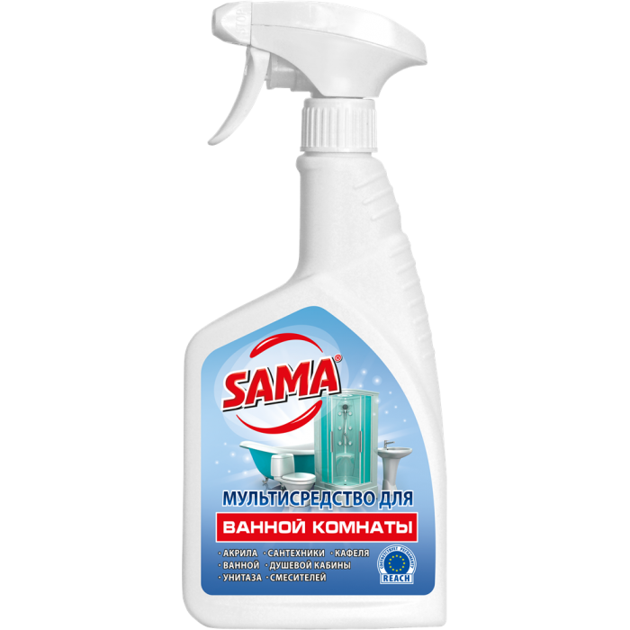 Мультисредство SAMA для чистки ванной комнаты, 500 мл - 